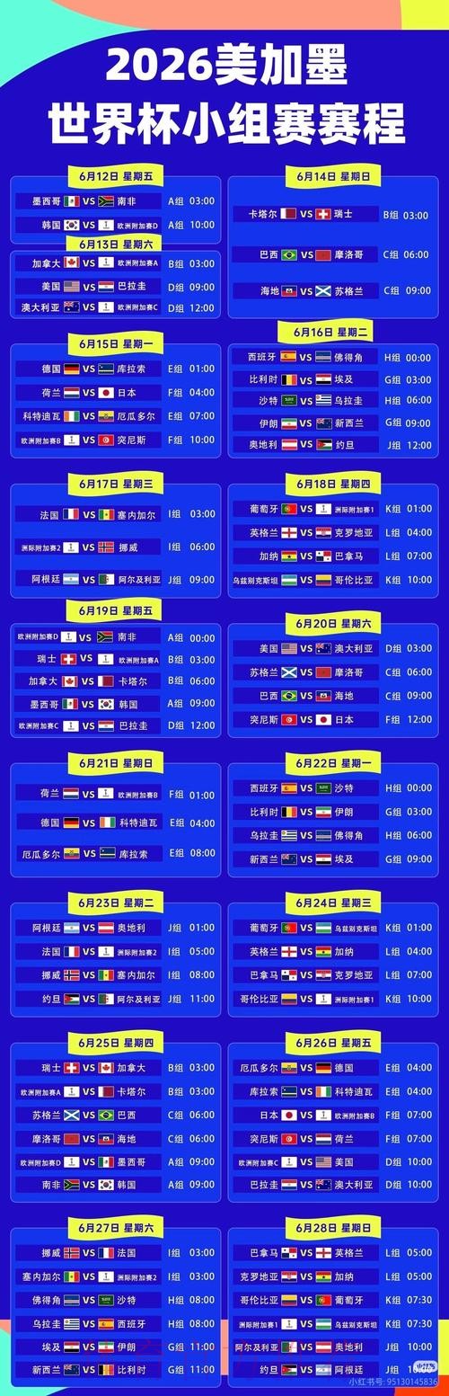 2026世界杯直播平台几点开始 2026世界杯直播平台几点开始